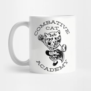 Combative cat academy Mug